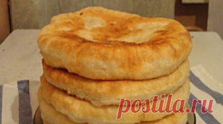 Лепешки на кефире с начинкой