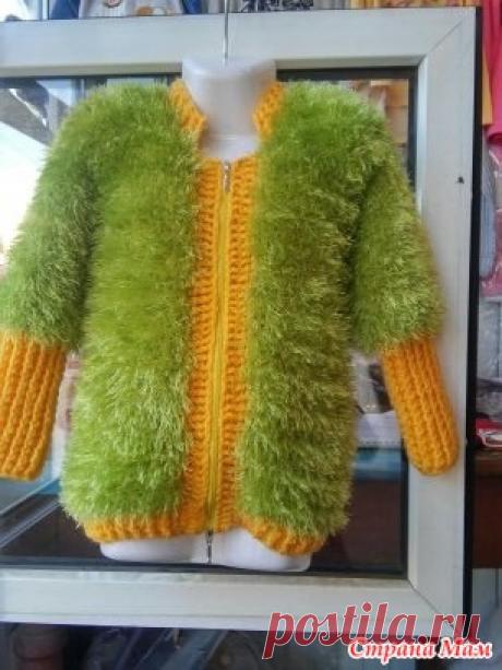 Кофта "зелёная травка" - Вязание - Страна Мам