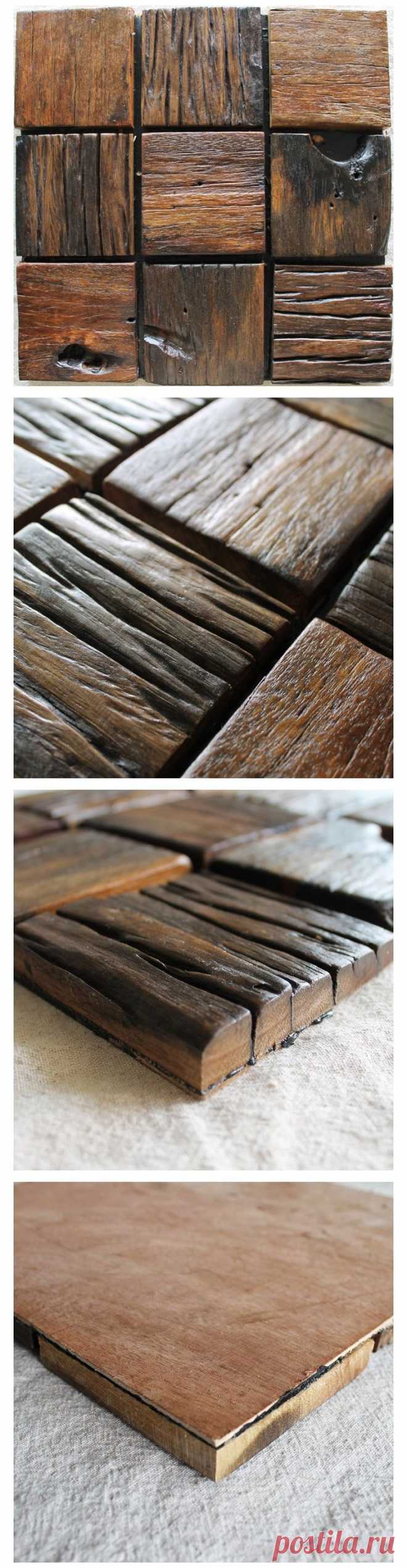 Деревенский плитки мозаики, Из натурального дерева текстуры деревянная плитка мозаики дизайн для бар дизайн дом декор древняя деревянная мозаика купить в магазине HOMER MOSAIC на AliExpress