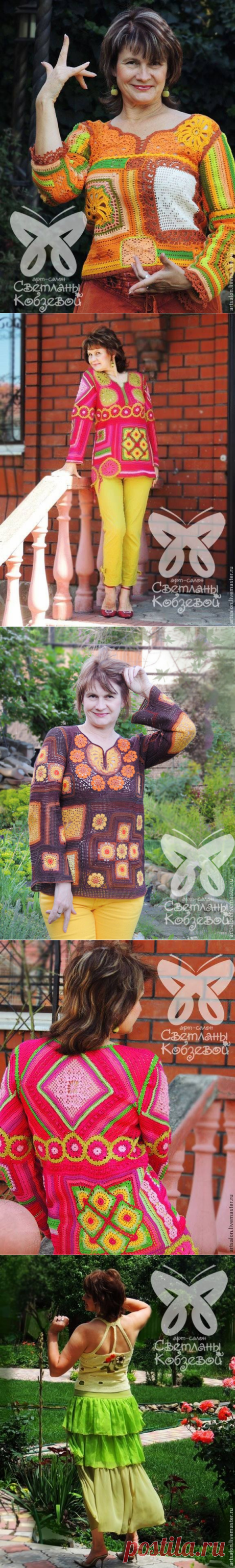 ФИЛЕЙНОЕ ВЯЗАНИЕ ОТ СВЕТЛАНЫ КОБЗЕВОЙ