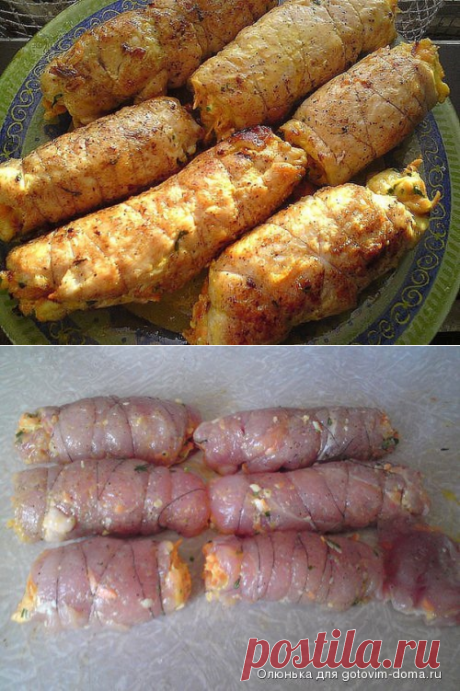 Куриные рулетики &quot;боярские&quot; - блюдо с изюминкой - Простые рецепты Овкусе.ру