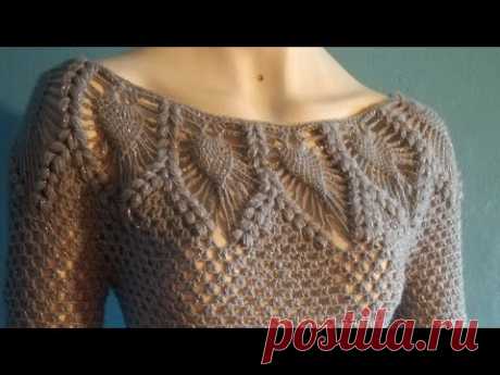 UNCINETTO: Maglia top down "splendido abbraccio "
prima parte