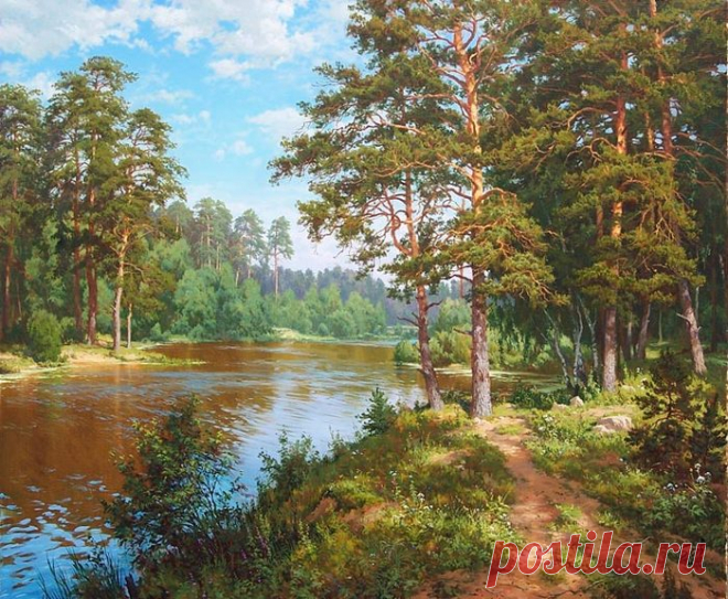 Пейзажи. Художник Басов Сергей