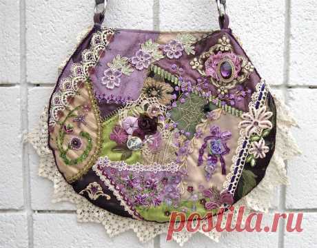 Крейзи-квилт. Творческие идеи..