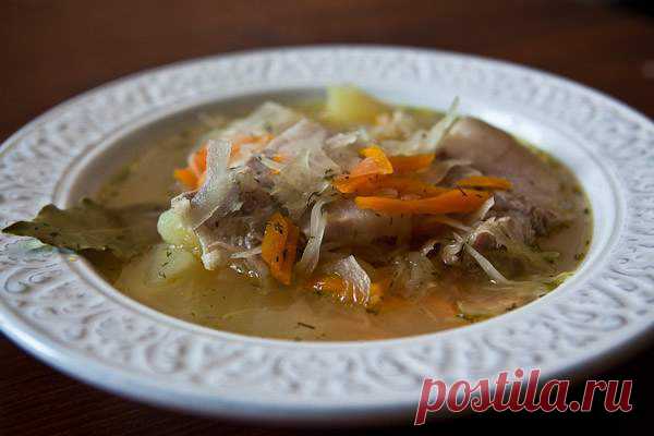 Щи из кислой капусты - Рецепт современной домашней кухни с фото