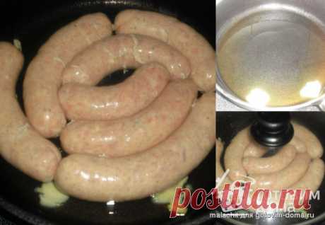 Домашние куринные колбаски - пошаговый рецепт с фото на Готовим дома