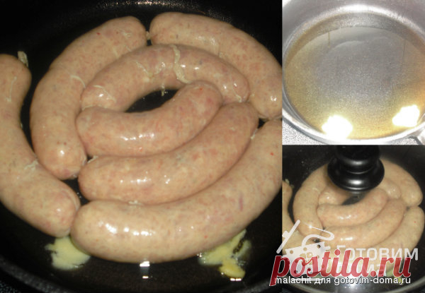 Домашние куринные колбаски - пошаговый рецепт с фото на Готовим дома