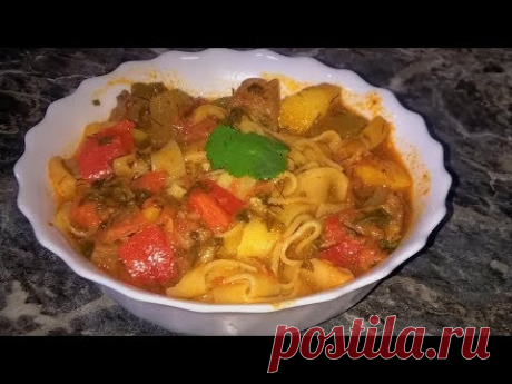 Лагман. Рецепт в казане.