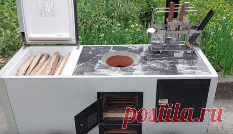 Гениальная идея из старого нерабочего холодильника. Удобно и многофункционально