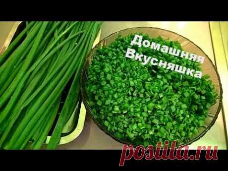 Как заморозить Зеленый Лук на Зиму, простой способ.