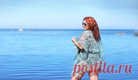Что надеть на пляж полной женщине: фото модных и стильных образов