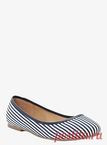 Striped Flats (Wide Width) | Torrid