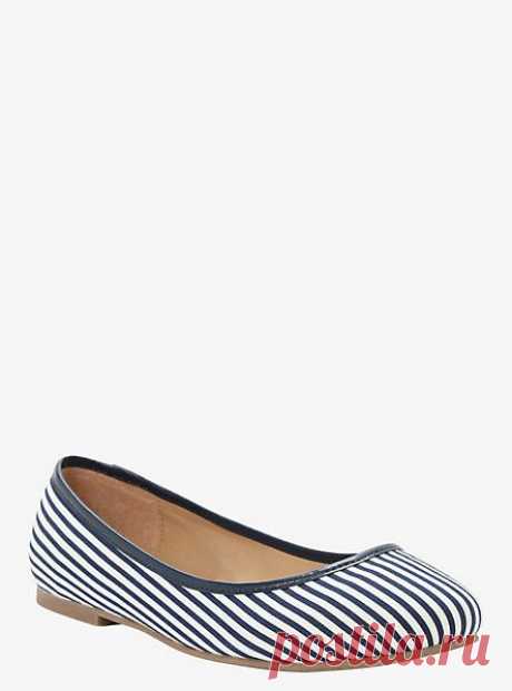 Striped Flats (Wide Width) | Torrid