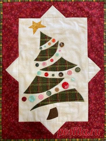 Рождественская елка-пуговица | Комплект – Heritage Designs