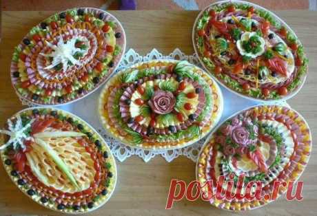 ОРИГИНАЛЬНЫЕ украшения блюд на праздничный стол! 23 ФОТО