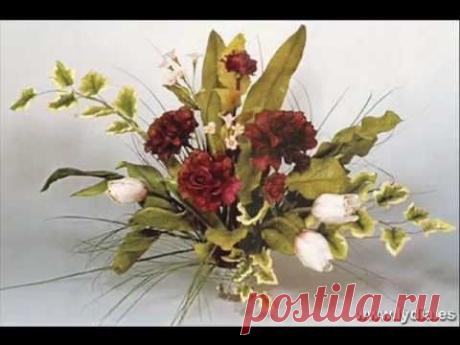 LYDIA - PORCELANA FRÍA - Rosas rojas con Tulipanes.wmv