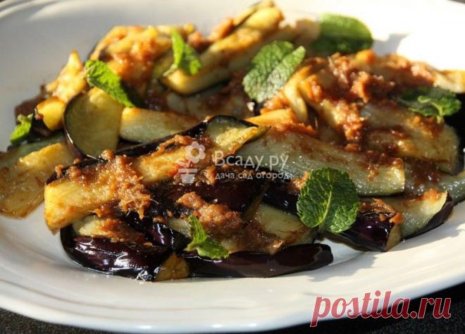 Рецепт приготовления маринованных баклажан со специями