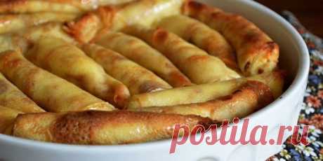 Божественный вкус этих налистников покорит сердца даже великих гурманов 
Ингредиенты:

Яйца — 5 штук;
молоко — 0,5 литра;
крахмал — 5 столовых ложек;
соль, сахар по вкусу;
подсолнечное масло — 1 столовая ложка.

 
Начинка:

Творог — 300 грамм;
яйцом — 1 штука;
сахар по вк…