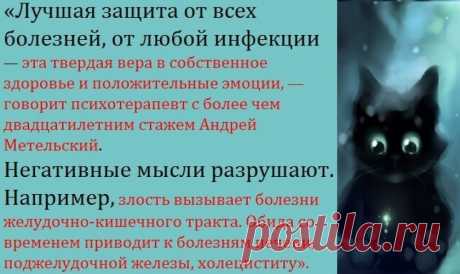 Не думай о плохом — заболеешь. Стоит прочитать каждому