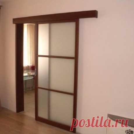 Межкомнатная раздвижная дверь своими руками