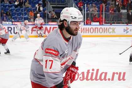 Признавшийся в употреблении наркотиков хоккеист «Спартака» вернулся в состав клуба