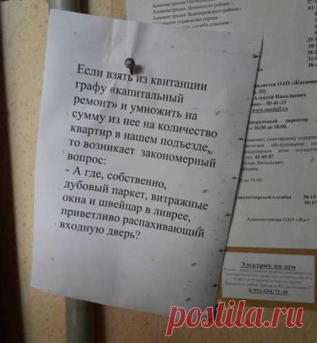 Народный креатив в объявлениях и табличках (19 фото) | Чёрт побери