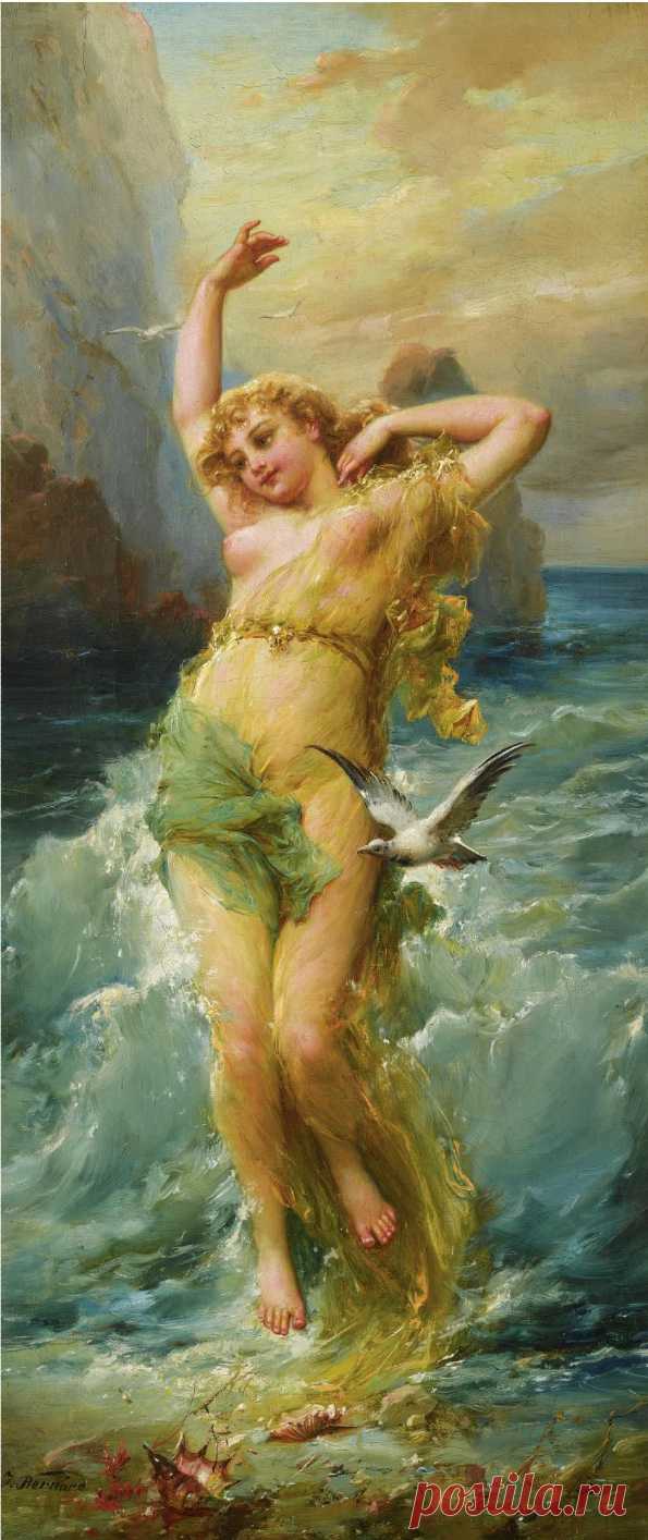 Австрийский художник Ханс Зацка (Hans Zatzka). - ЧУДНЫЕ МГНОВЕНИЯ ВЕСЕЛОГО И ГРУСТНОГО