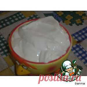 Сметана домашняя (городской вариант) - кулинарный рецепт