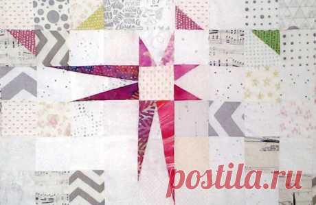 How to Make Wonky Corner Quilt Blocks Tutorial - Inspired Quilting by Lea Louise
