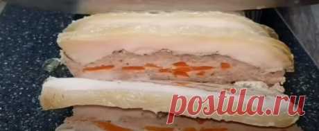 Беру самое тонкое, дешевое сало и вот, что получается! Вкуснее ещё не пробовала