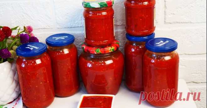 Зимой себя хвалила себя за то, что закрыла много! Самый вкусный соус на зиму Сегодня вы узнаете, как приготовить томатный соус на зиму. Я поделюсь своим любимым рецептом. Этот соус отлично подходит для пиццы или пасты. На зиму –