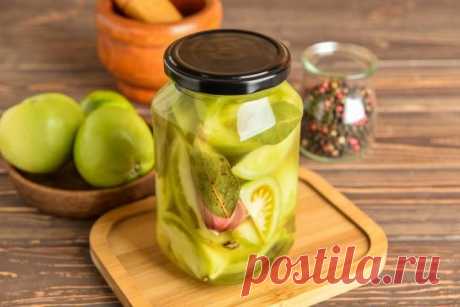 Маринованные зеленые помидоры на зиму — Домашние заботы
