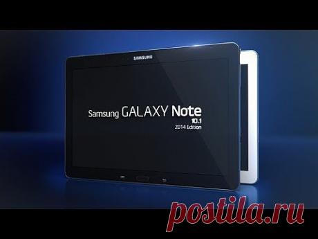 Introducing Samsung GALAXY Note 10.1 (2014 Edition) - YouTube