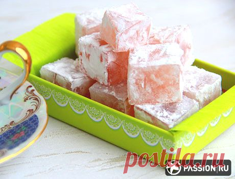 Клюквенный рахат-лукум.