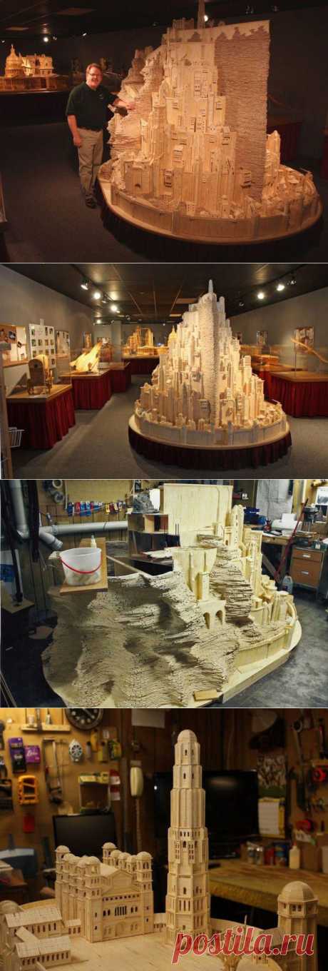 (+1) сообщ - Минас Тирит из 420 000 спичек | МАСТЕРА