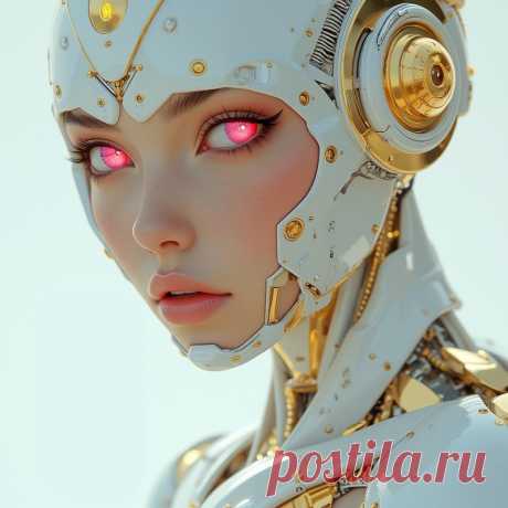 Рободевушка в белом: футуристичная красота в стиле аниме и высокой моды. Картинка из нейросети Flux Ai - Flux.1 примеры промтов - Форум ИИ о нейросетях - Yes Ai