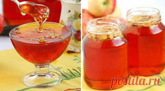 Кулинария >Болгарское яблочное желе-варенье как мед