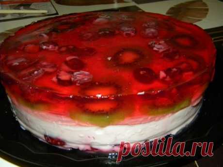 Рецепт йогуртового торта с клубникой - йогуртовый торт в домашних условиях