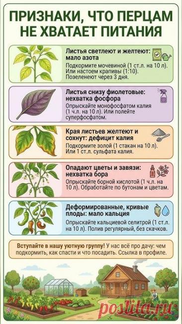 Как понять, что перцы нуждаются в питании?