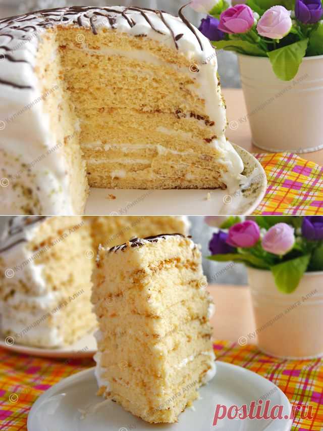 Торт «Milchmädchen» («Молочная девочка»). Автор: Алия