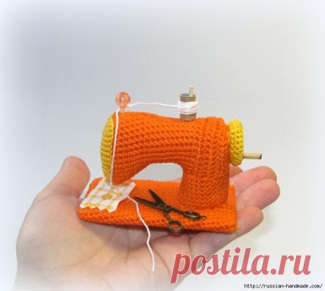 Вязание крючком. ШВЕЙНАЯ МАШИНКА - Russian-Handmade.com