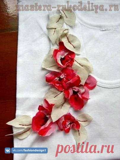 Как просто украсить майку — Сделай сам, идеи для творчества - DIY Ideas