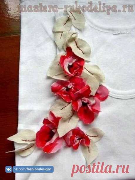 Как просто украсить майку — Сделай сам, идеи для творчества - DIY Ideas
