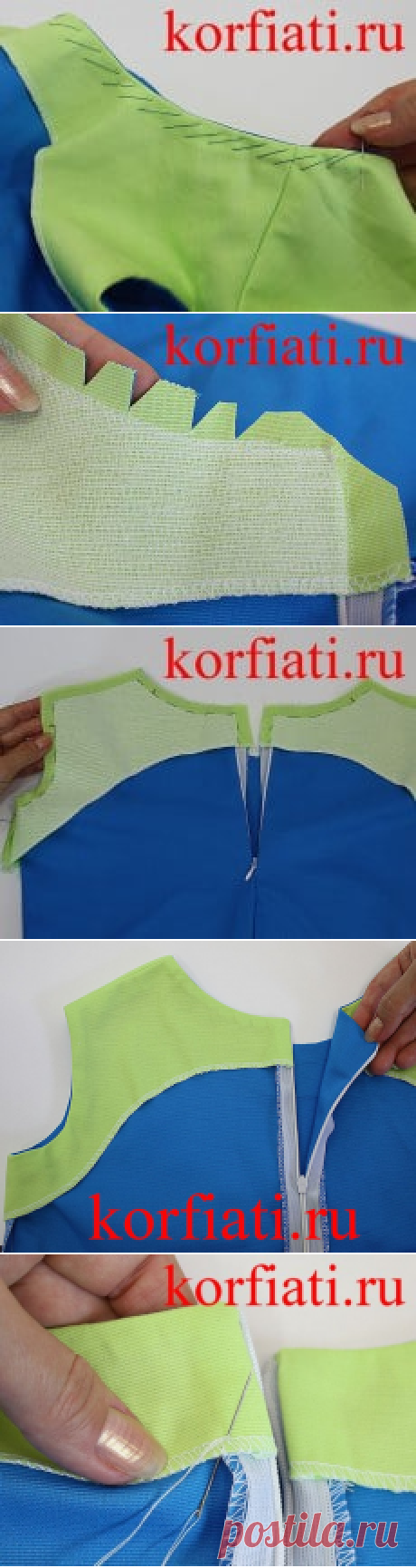 Обработка платья футляр - мастер-класс А. Корфиати