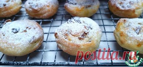 Булочки с изюмом и орехами Кулинарный рецепт