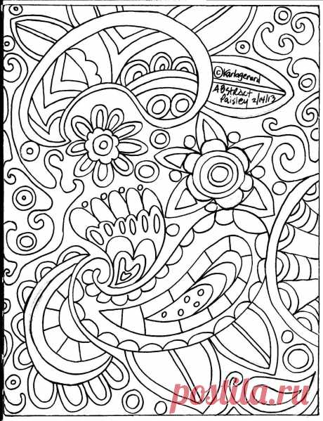 RUG HOOKING CRAFT PAPER PATTERN Abstract Paisley FOLK ART PRIM Karla Gerard | eBay