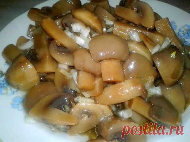 Маринованные шампиньоны за 3 часа.