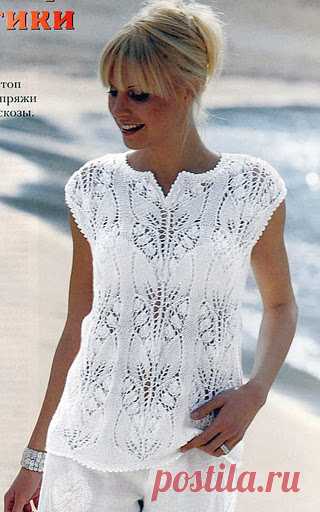 Crochê Tricô - Gráficos: Blusa em Tricô