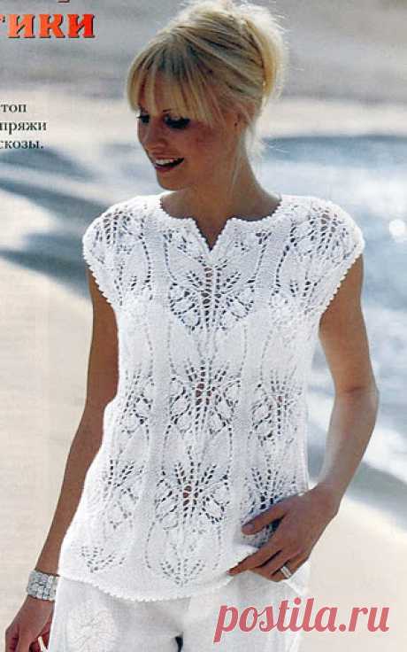 Crochê Tricô - Gráficos: Blusa em Tricô