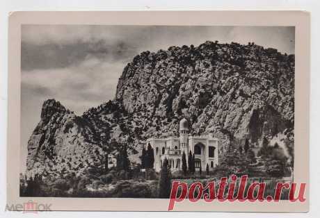O504133 Погорелов 1956 Крым Симеиз санаторий Красный маяк фотооткрытка